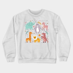 Happy Animals Crewneck Sweatshirt